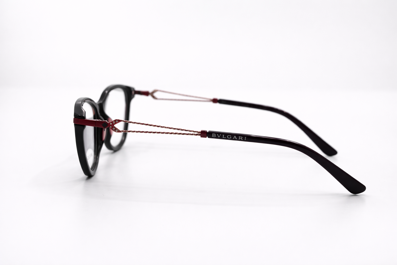 Bvlgari Cat Eye Glasses - Black