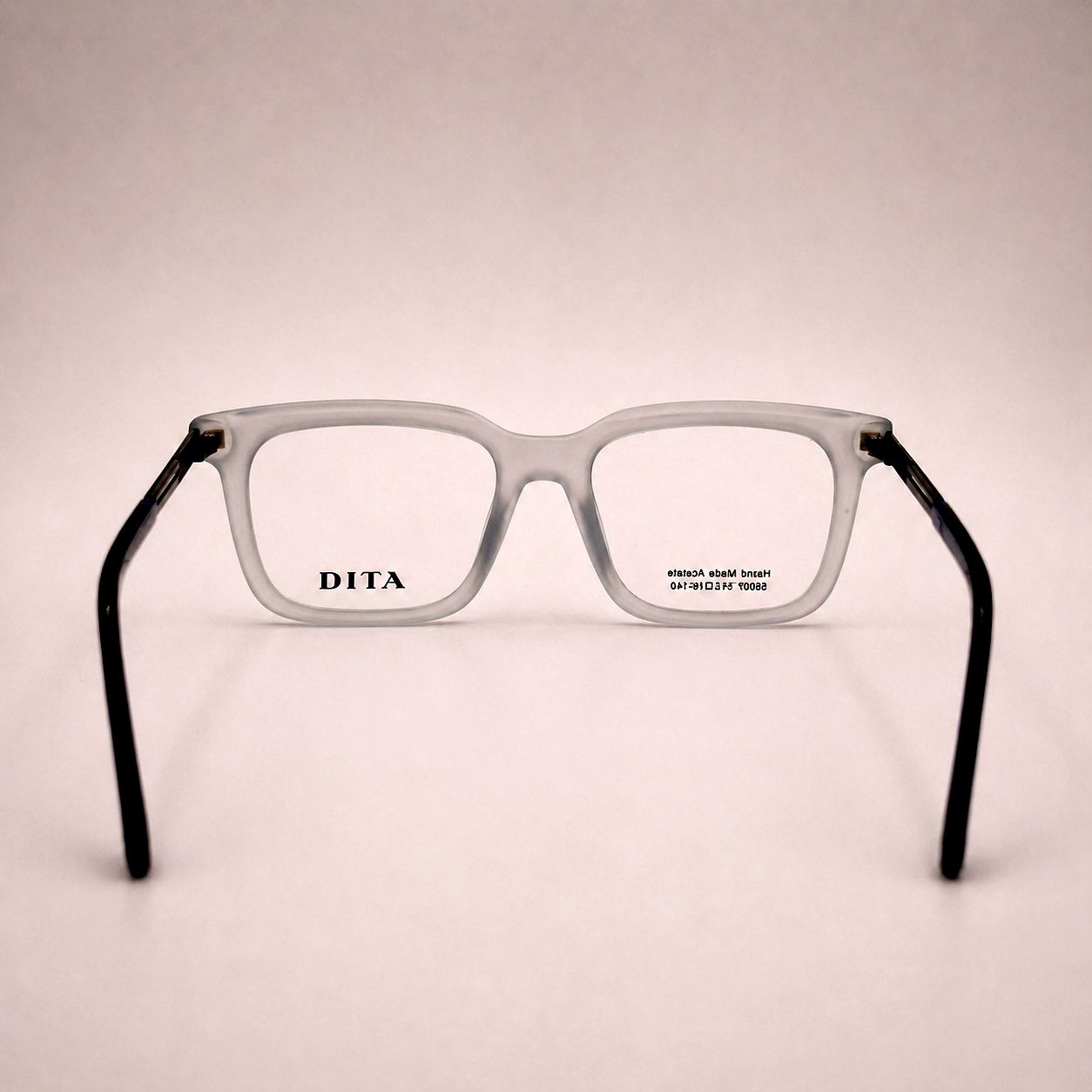 Dita Rectangular Glasses - Dual Color White Black