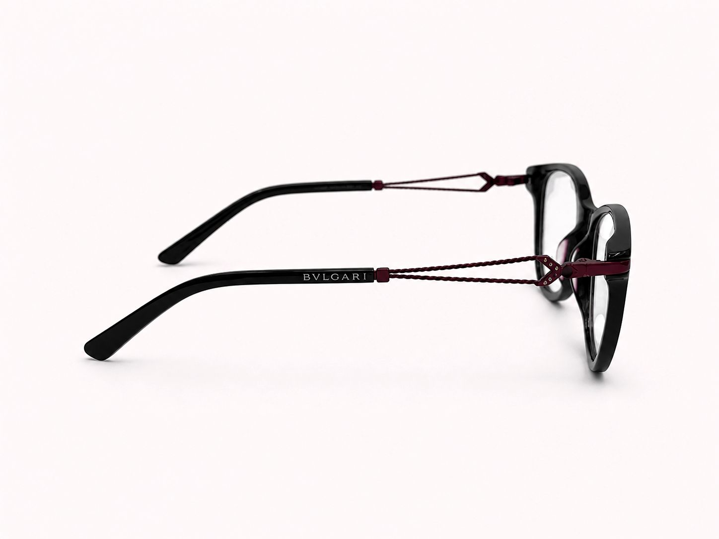 Bvlgari Cat Eye Glasses - Black