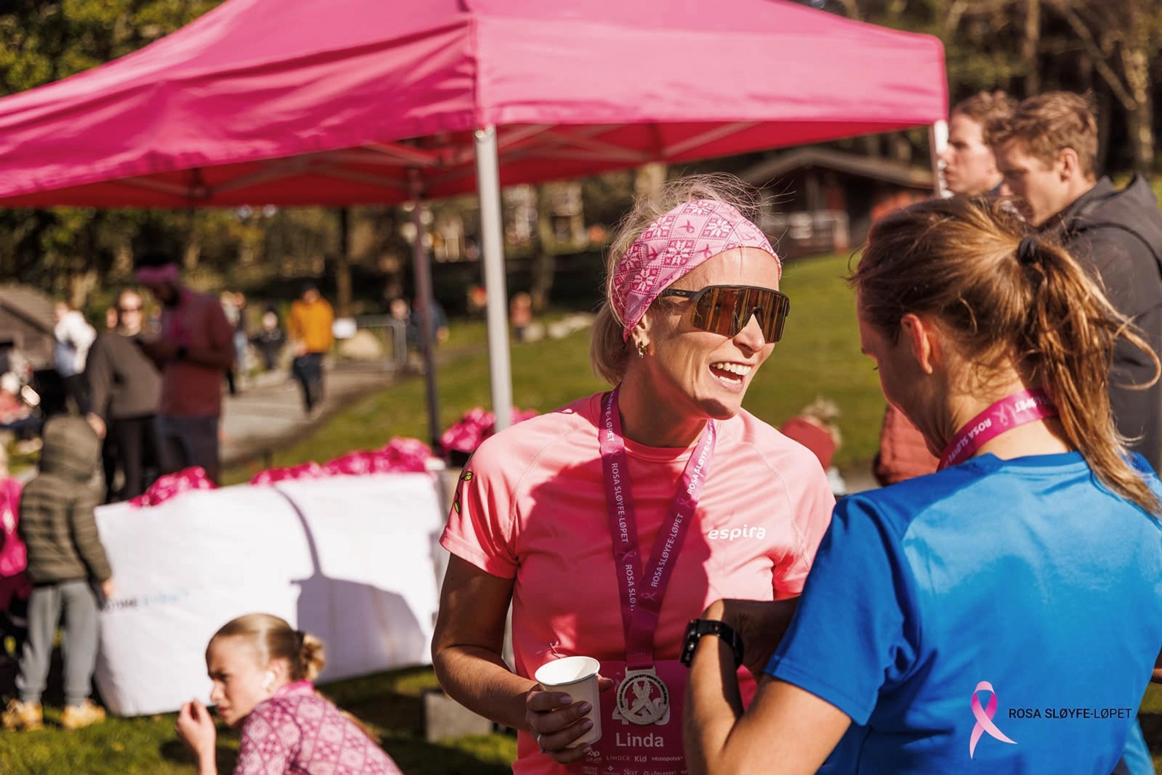 Linda som initiativtager under Rosa Sløyfe Mini