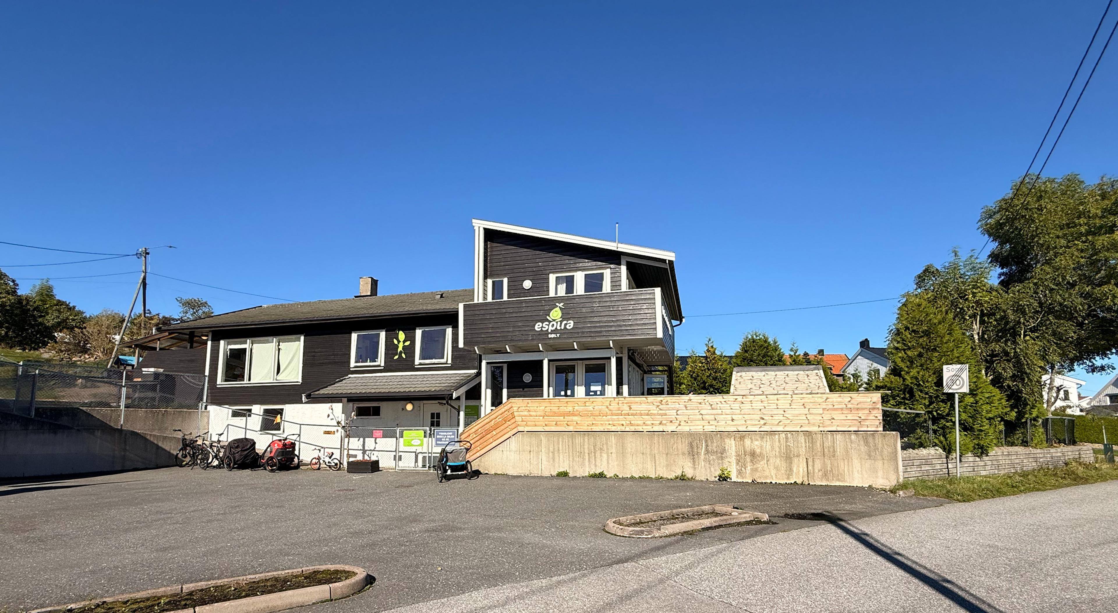 Fasaden på Espira Søly på Jeløya 