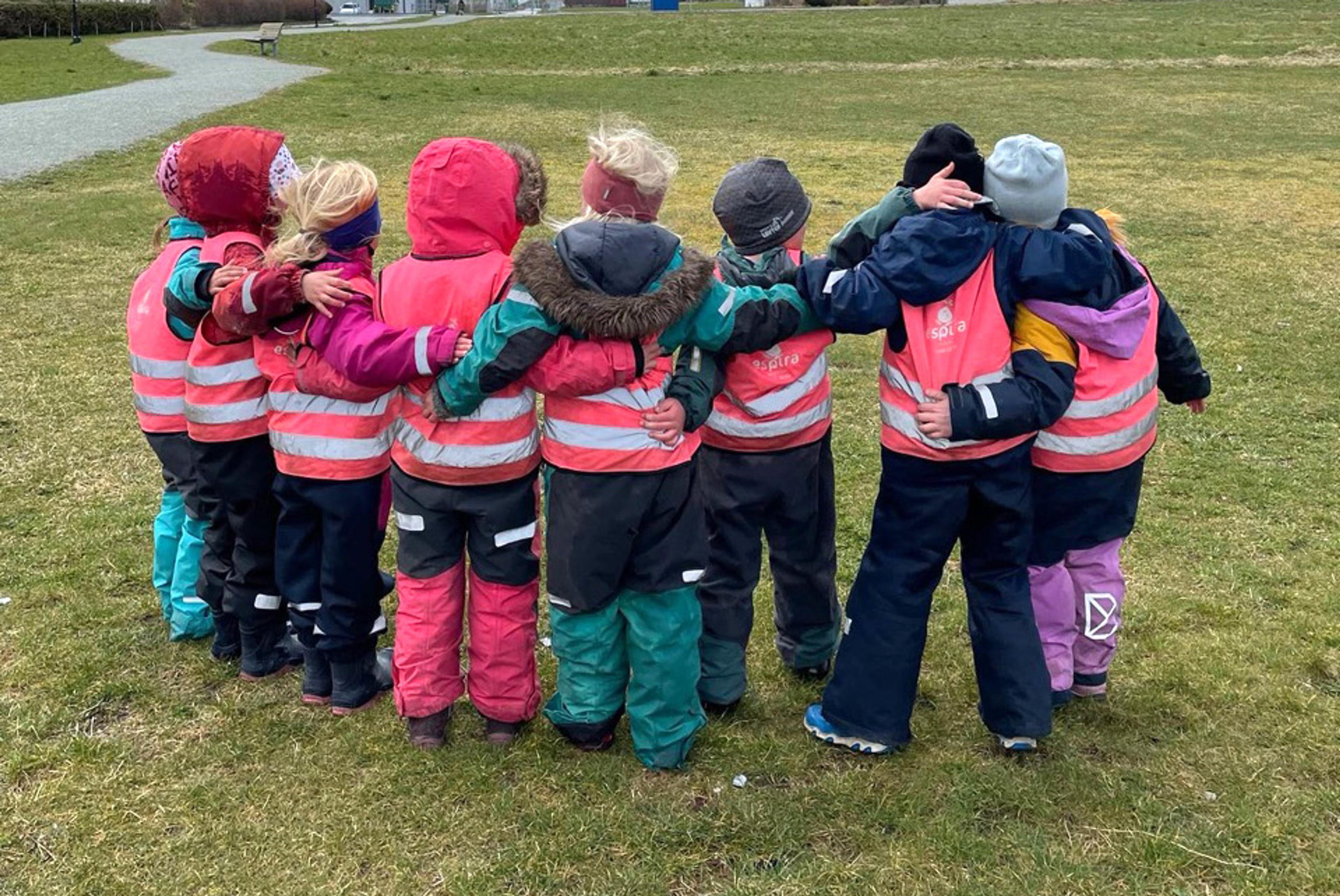 En gjeng med gode venner på Espira Veldetun 