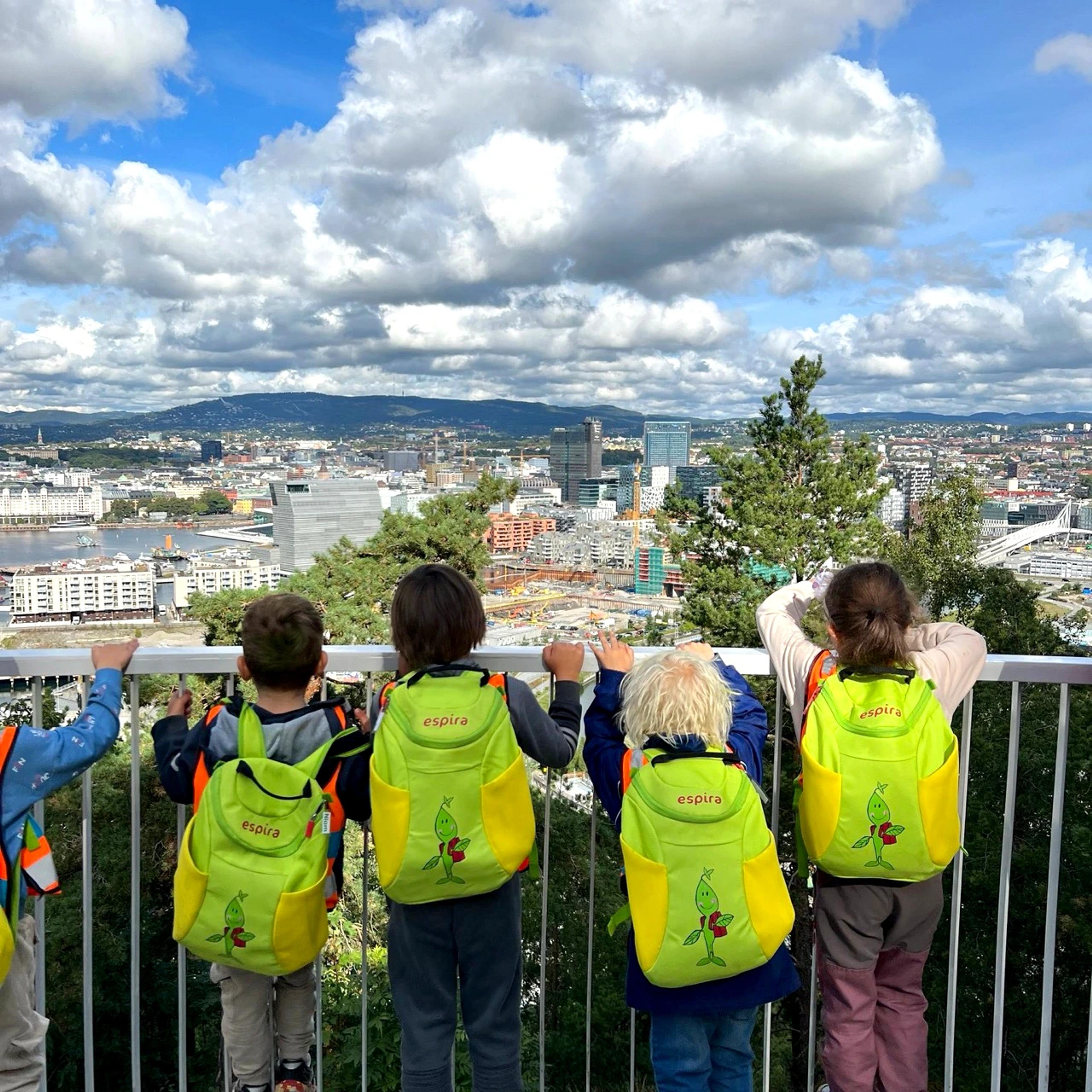 Skolespirer på tur i Oslo