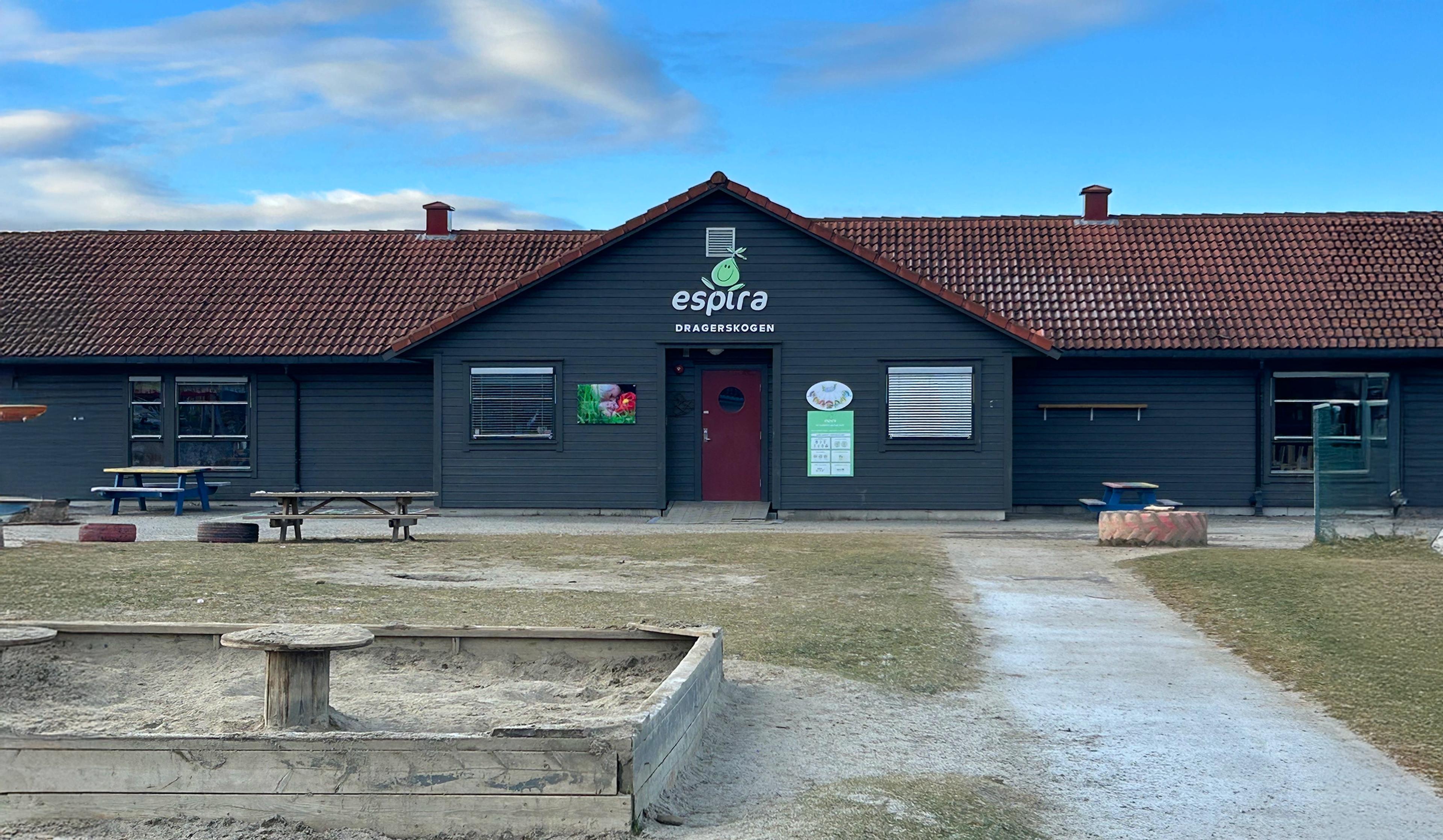 Fasaden på Espira Dragerskogen