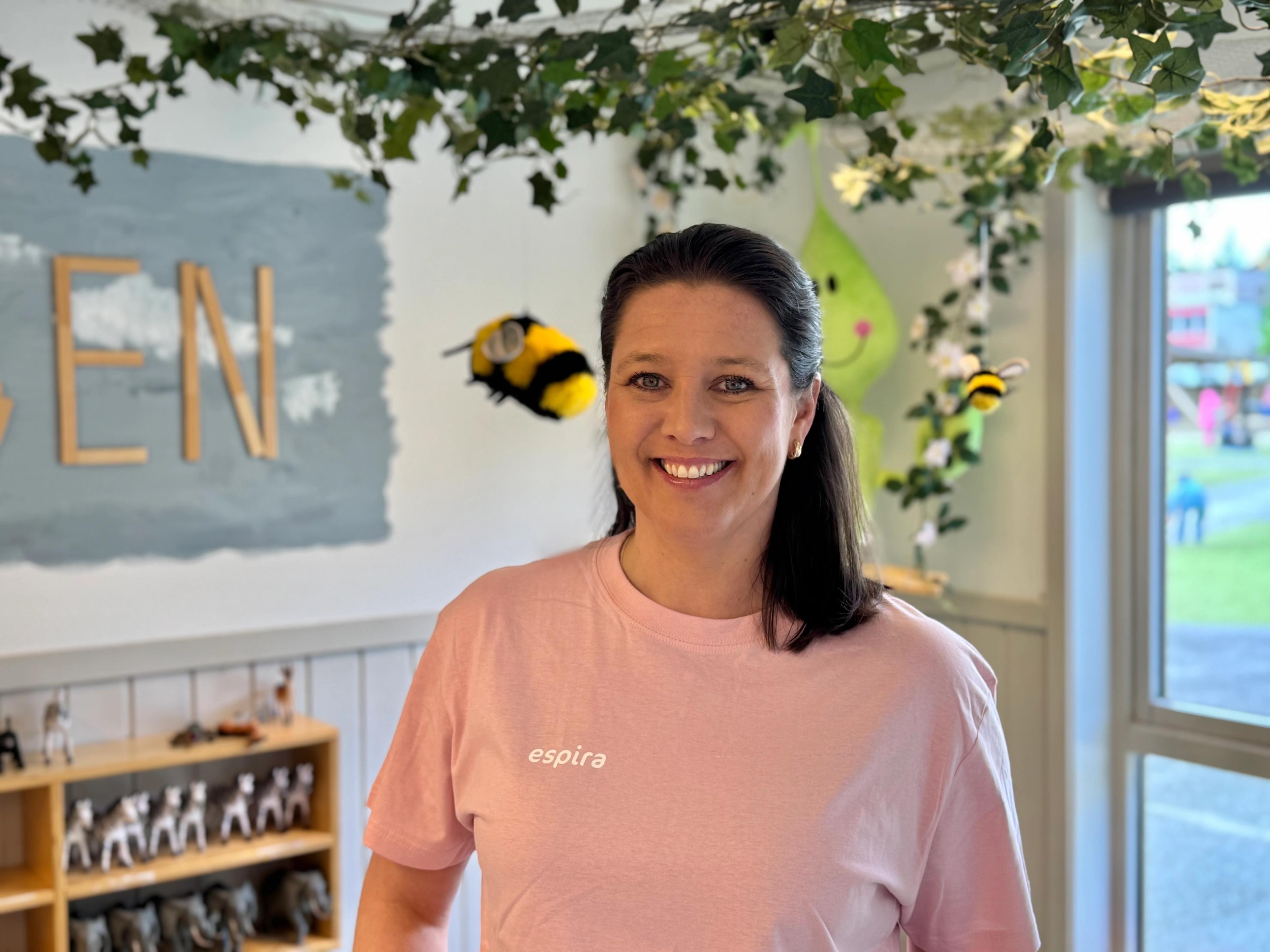 Portrett av barnehagestyrer Ingrid.