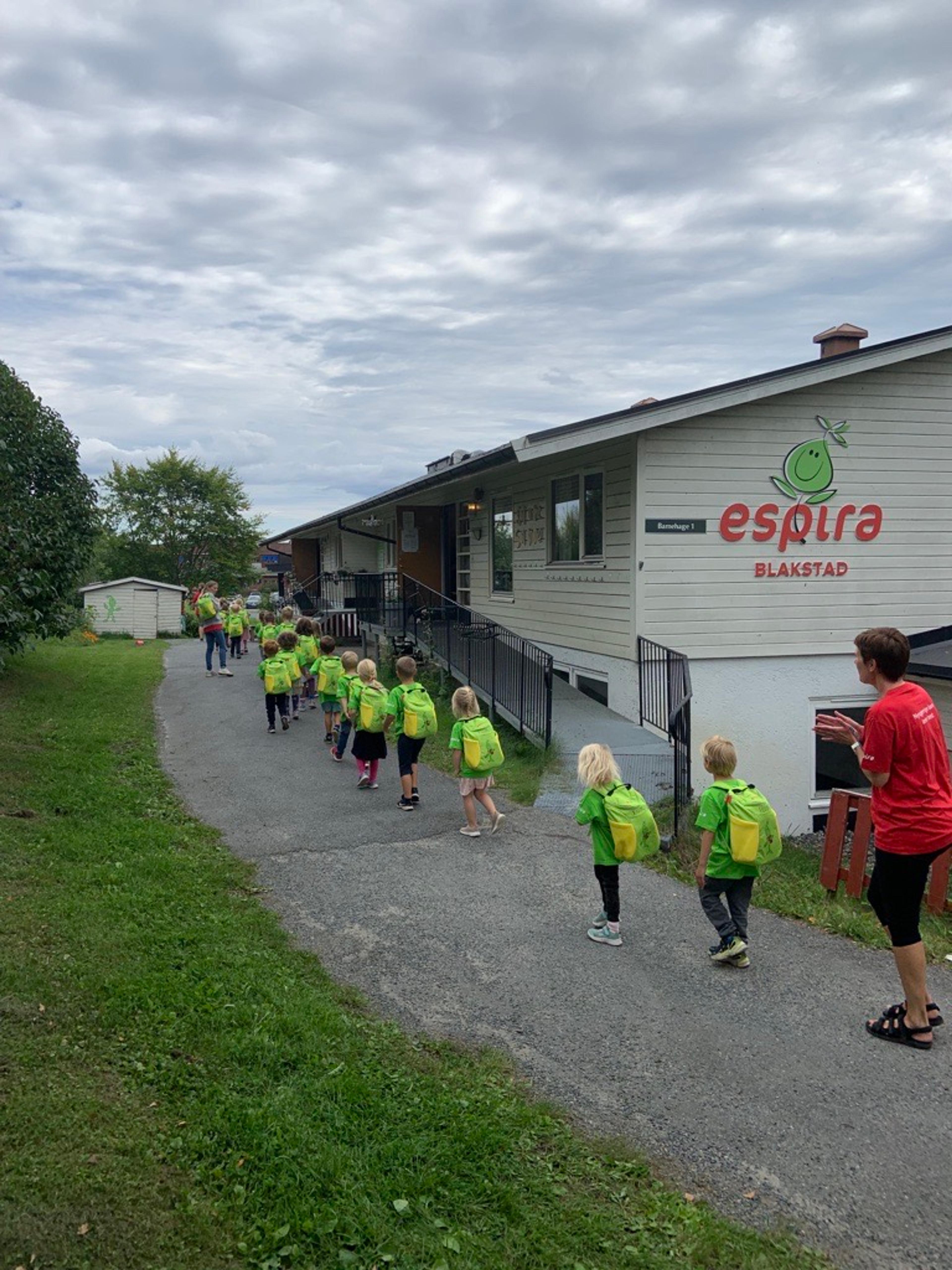 Skolespirene på tur i Espira Blakstad