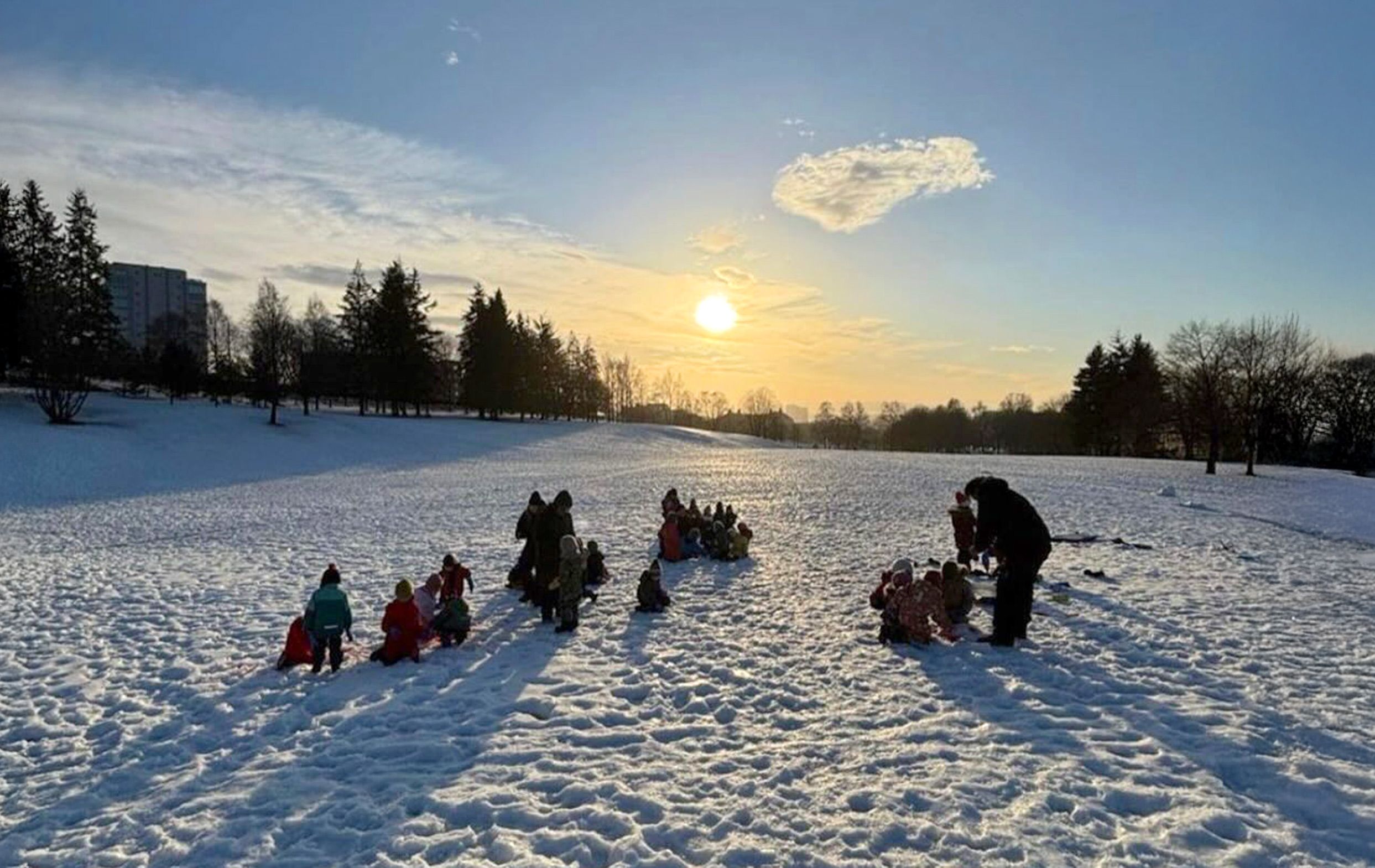 Espira Torshovdalen barnehage benytter Torshovdalen til tur 