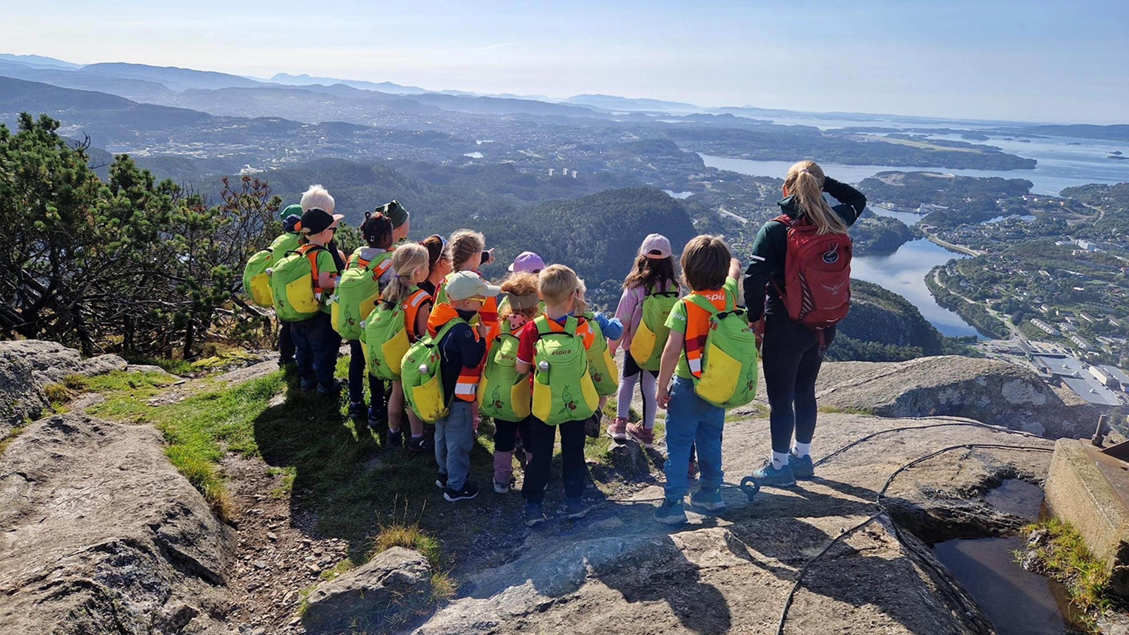Skolespirene på tur i Espira Rambjøra