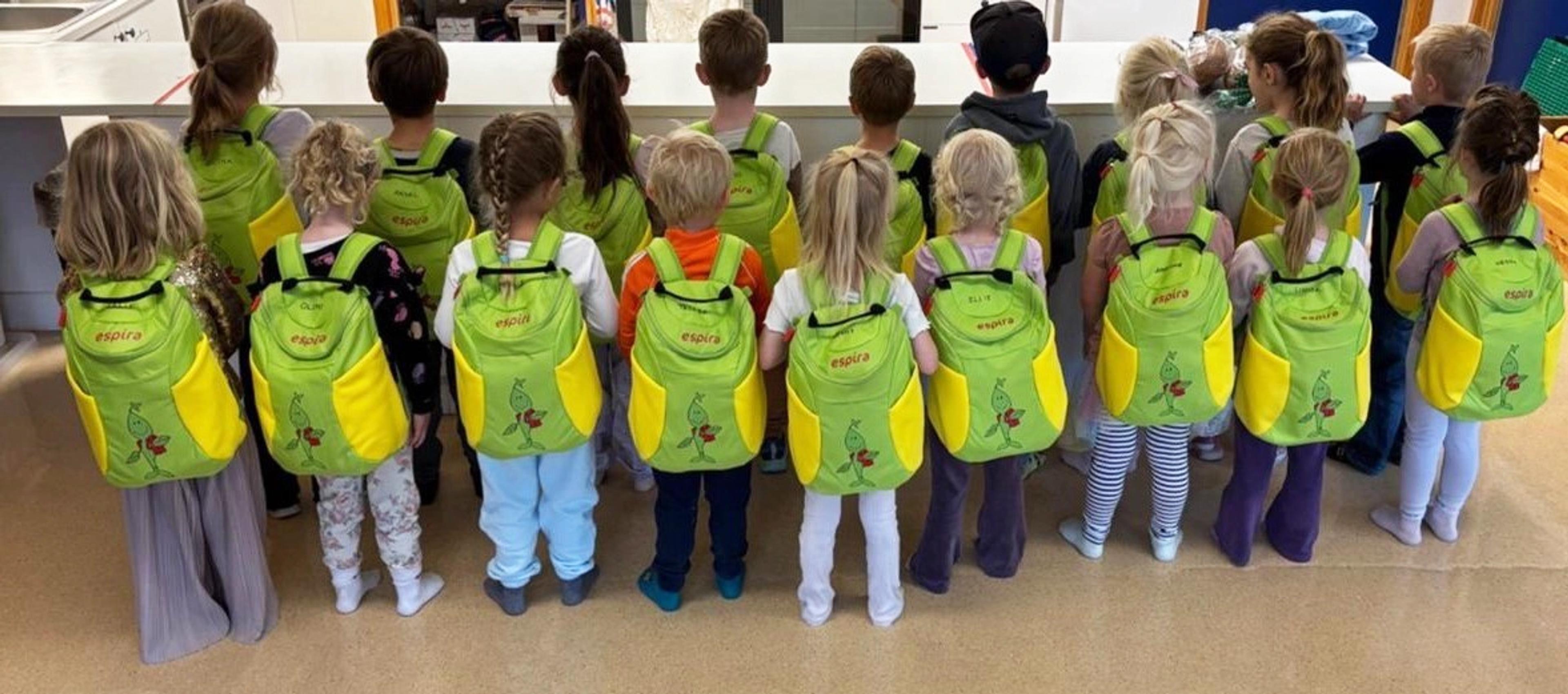 Skolespirer i Espira Torsbergskogen