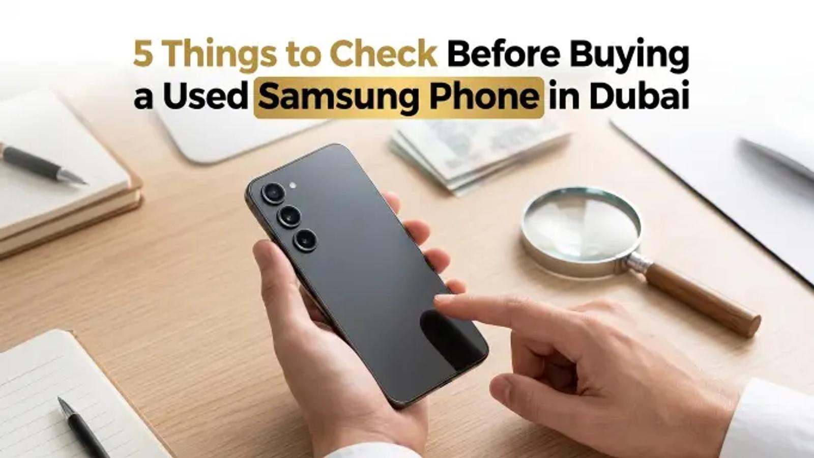 5 Things to Check Before Buying a Used Samsung Phone in Dubai