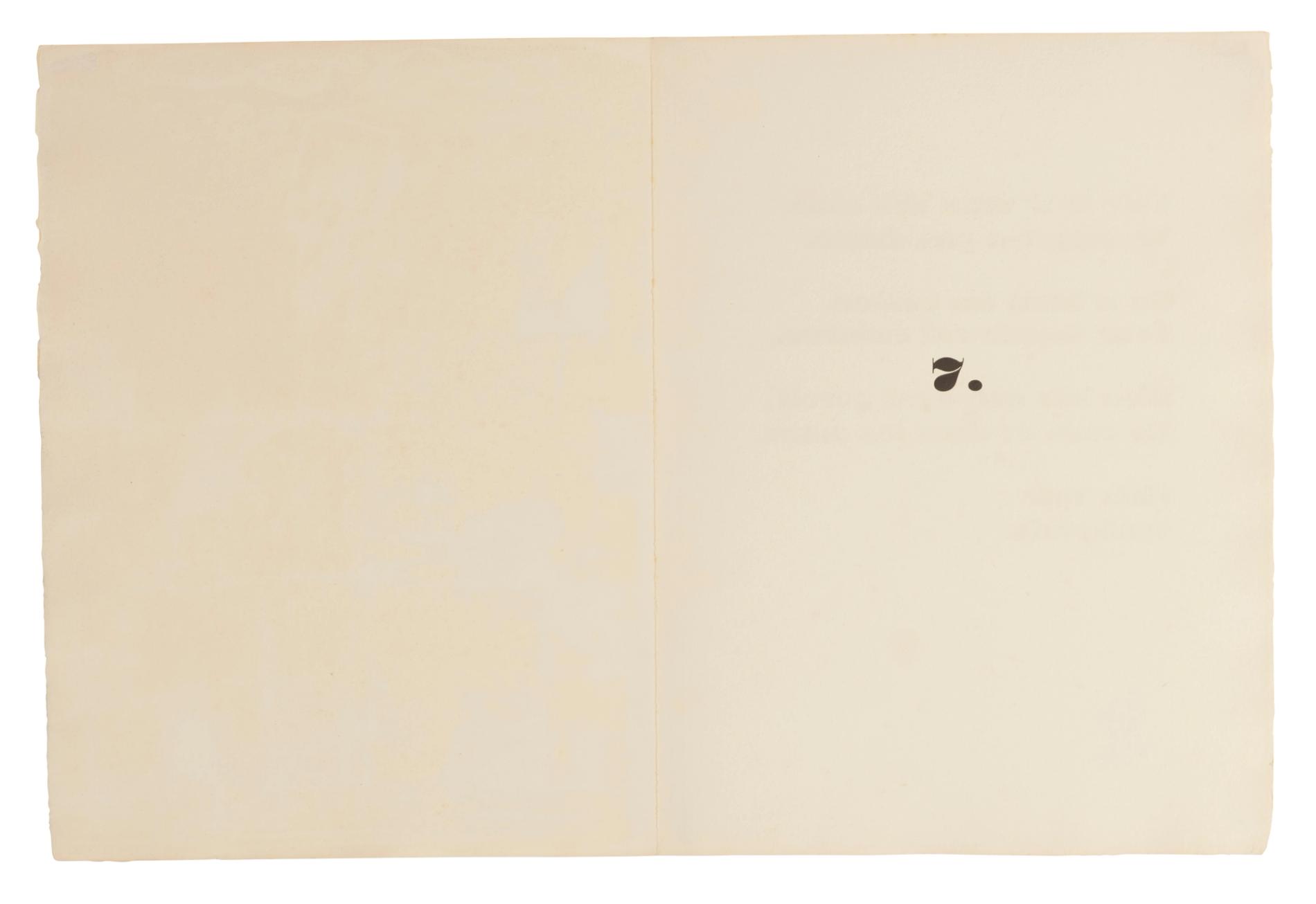 Jean Dubuffet, "Homme et Mur" Lithograph no.7/192, 1950