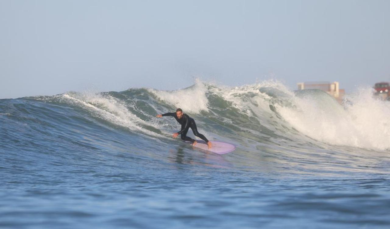 Max surfing in Imsouane, Morocco