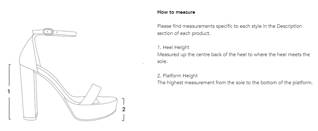 How To Measure Heels
