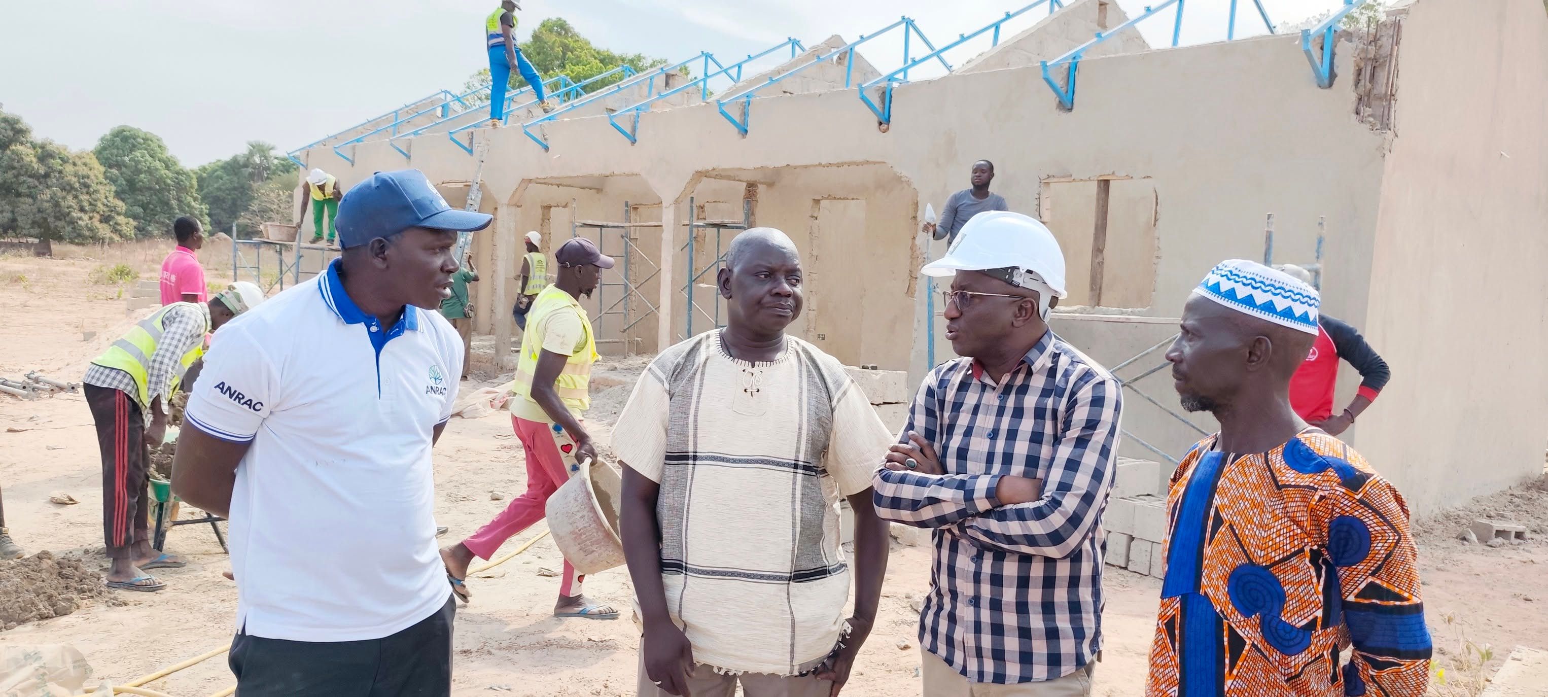 Casamance : À Djinéa Djilacounda, l'ANRAC et la Fondation Holland reconstruisent l'école du village