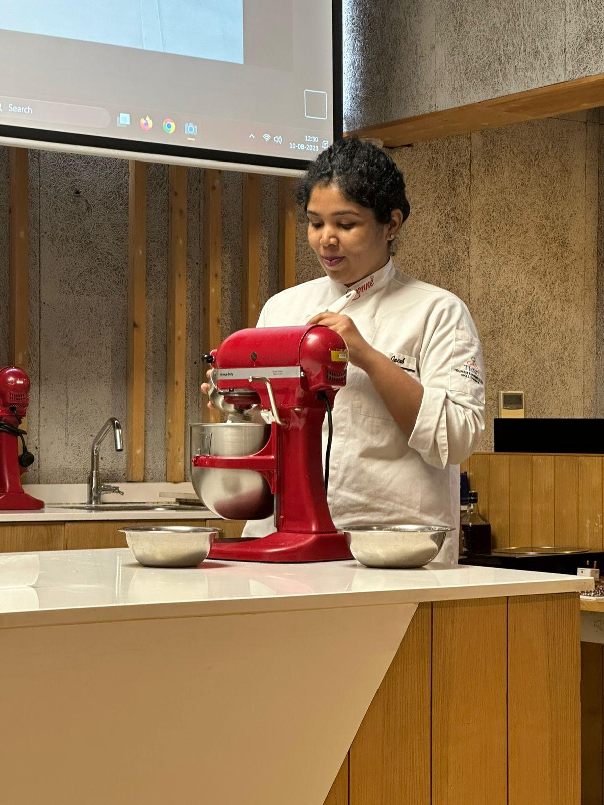 Shona, founder of Love Made Edible, in her bakery