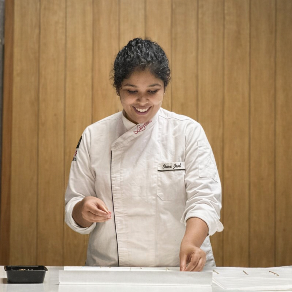 Shona in her bakery kitchen