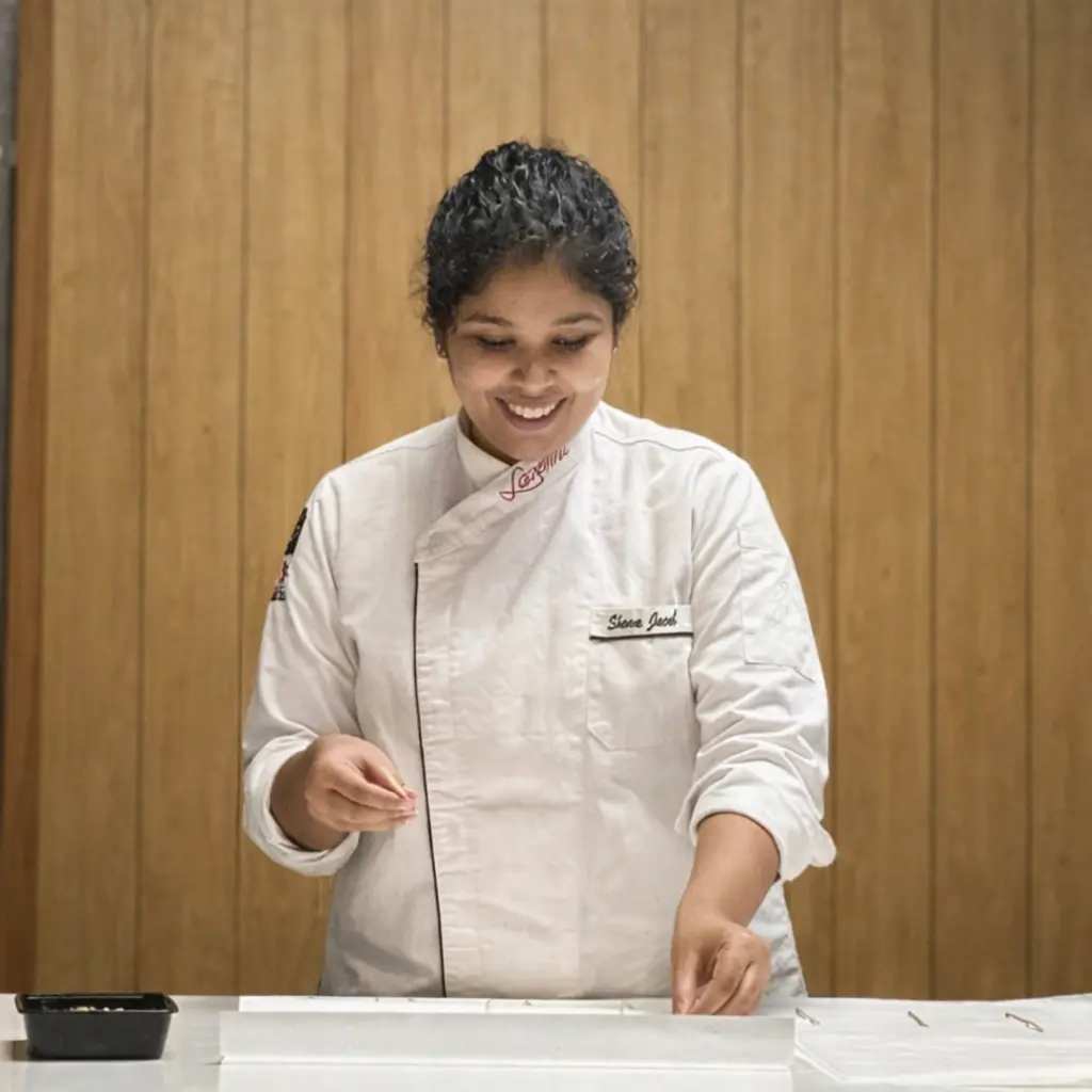 Shona in her bakery kitchen