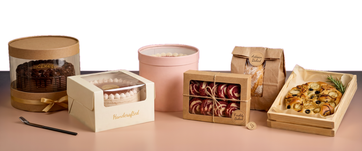Our bakery collection — premium cakes, classic cakes, cookies, artisan breads and snack boxes