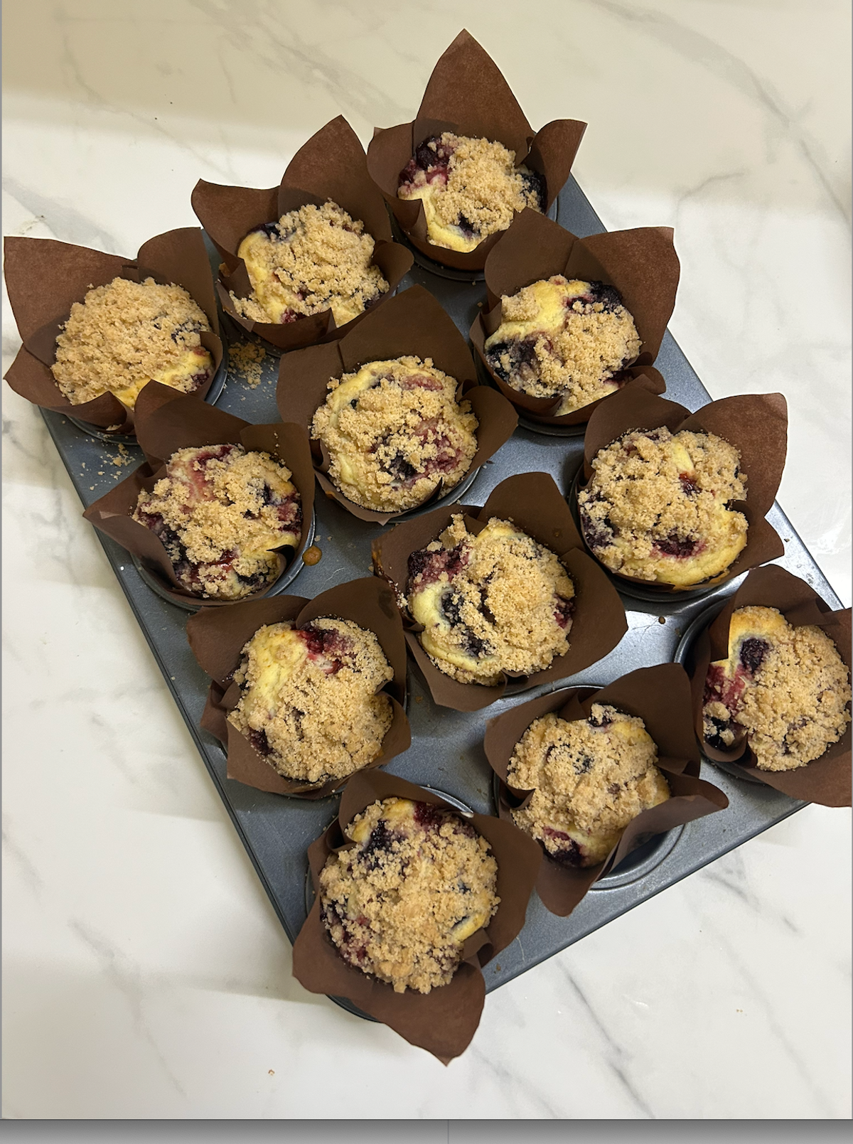 Berry Crumble Muffin