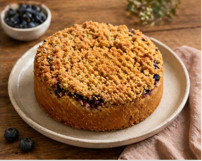 Berry Crumble Cake