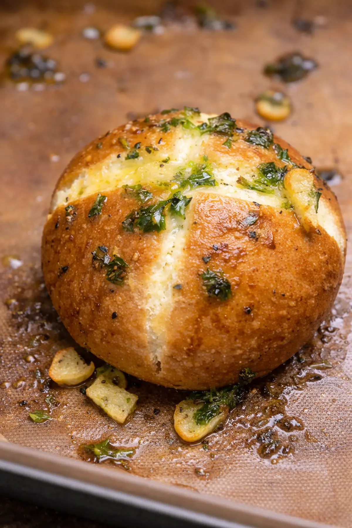 Korean Cream Cheese Bun 