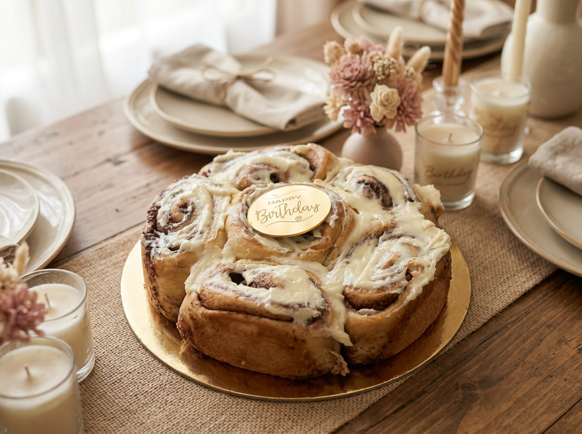 Cinnamon Roll Pull-Apart Cake — lifestyle view