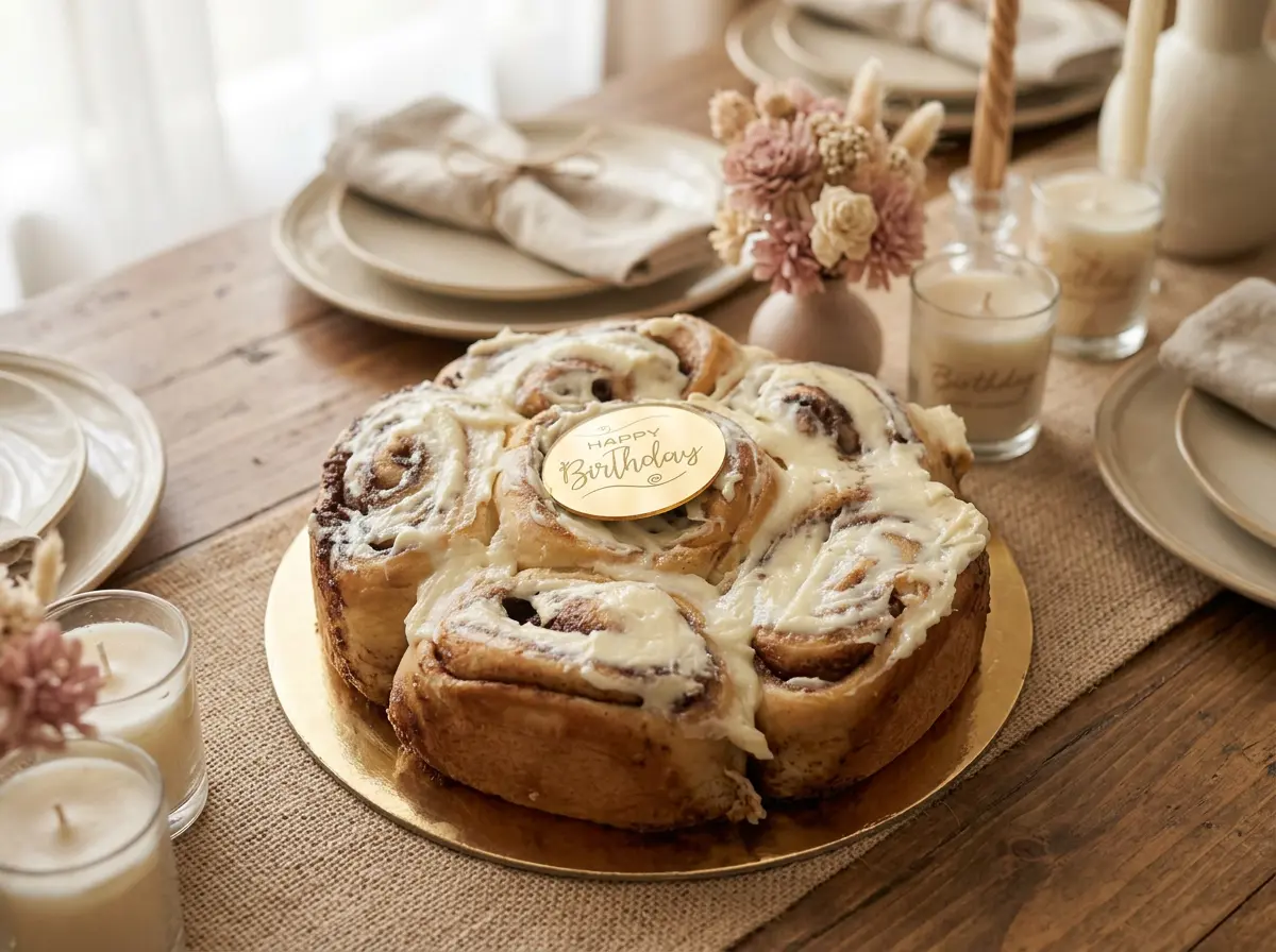 Cinnamon Roll Pull-Apart Cake — lifestyle view