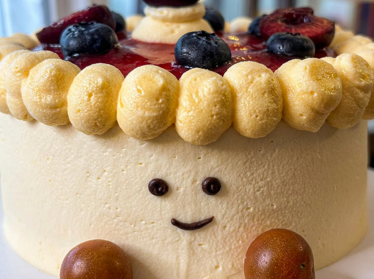 Jellycat Fruit Cake — closeup view