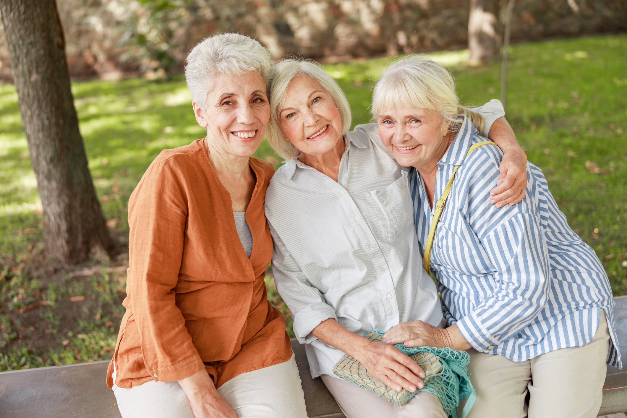 Women 65+ friends spending time together