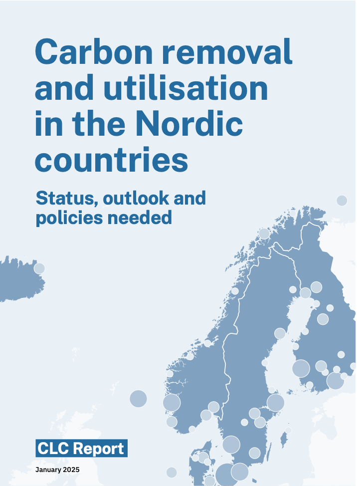 Carbon removal and utilisation in the Nordic countries
