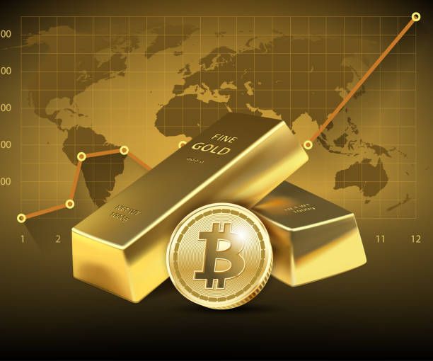 bitcoin-and-gold-bars