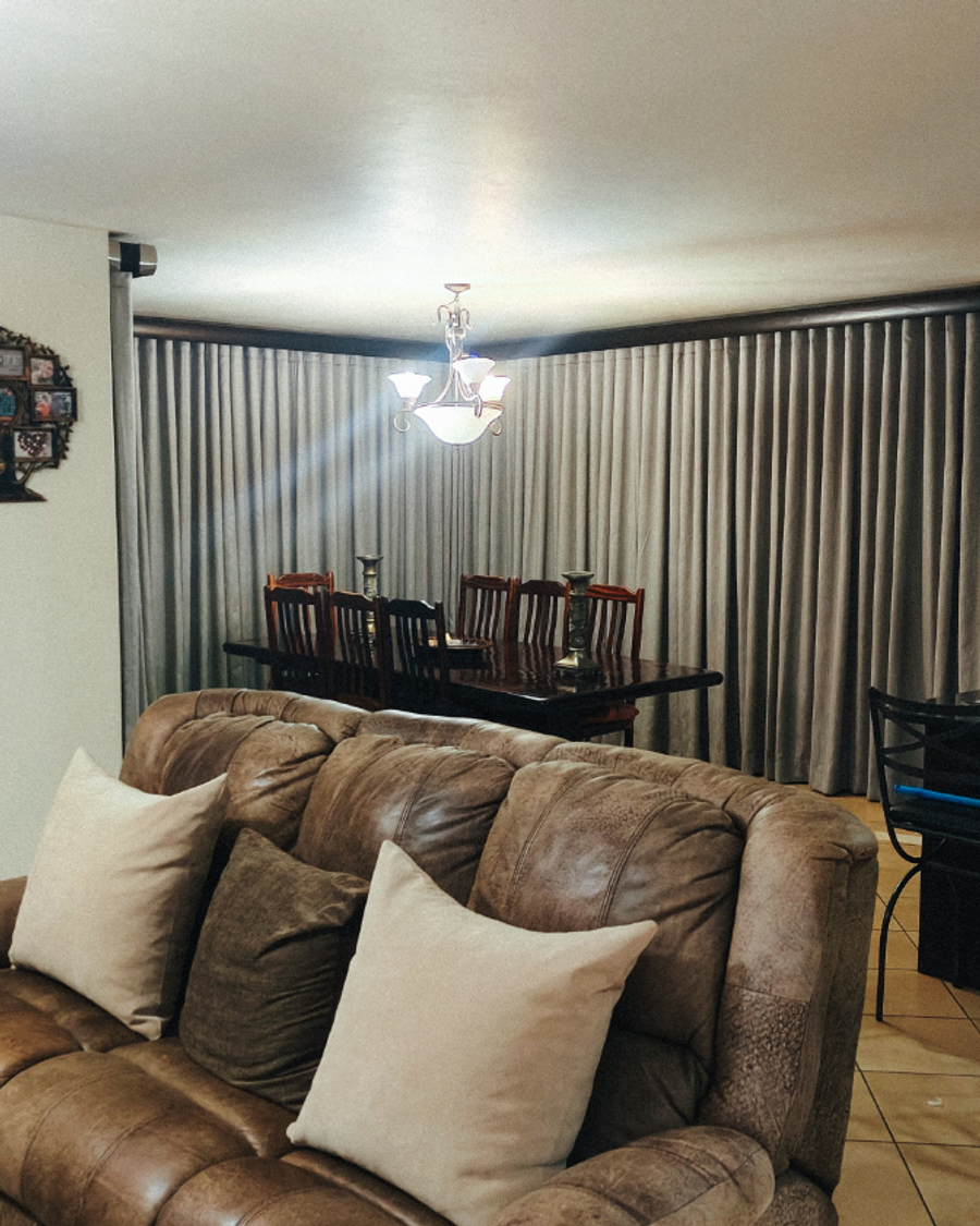 wave pleat curtains grey