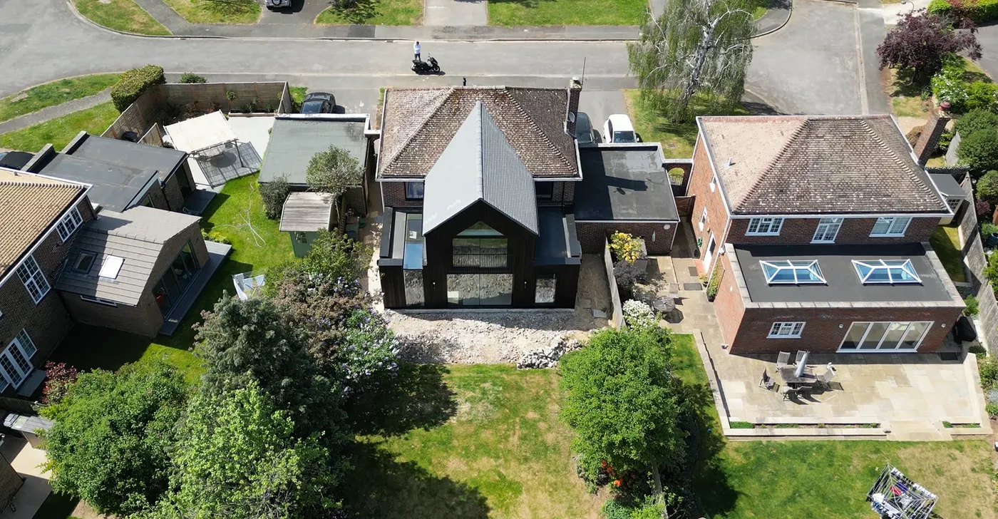 Chinthurst Park renovation and extension by Prestige Surrey