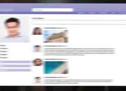 Dataskjerm viser en nettside med profilbilder.