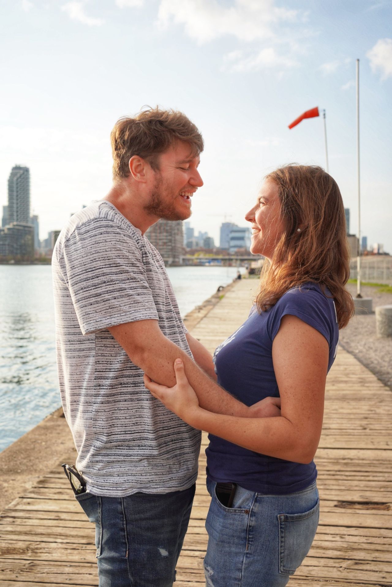 Scott & Emily at Polson Pier, photo 13.