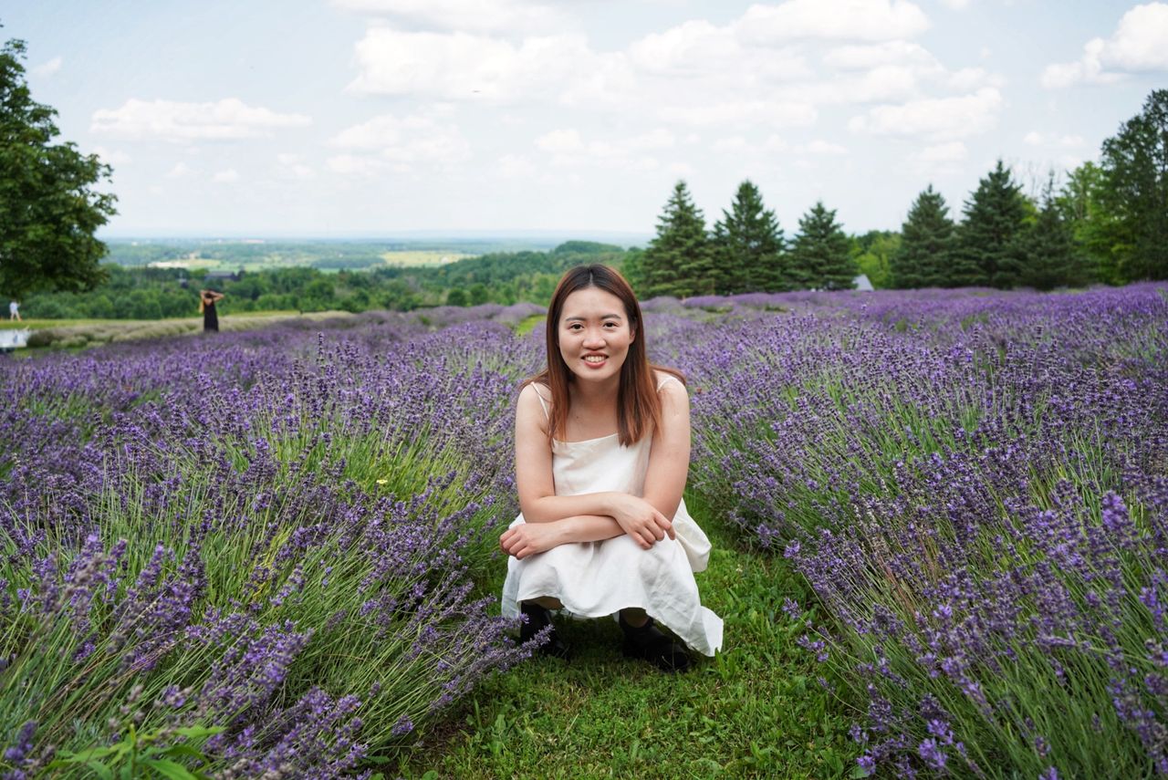 Camille & Kostiantyn at Purple Hill Lavender, photo 10.