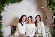 Christmas photoshoot album photographed at Mint Room Studios - Lounge Room.
