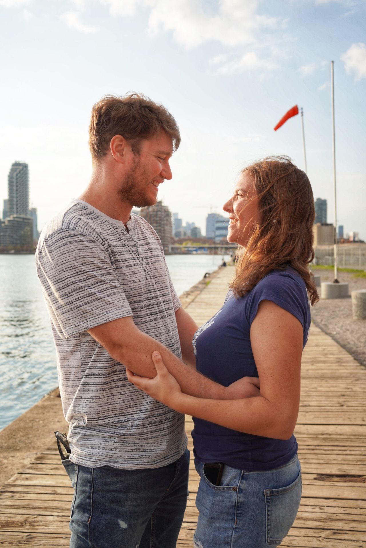 Scott & Emily at Polson Pier, photo 14.