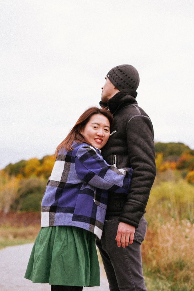 Camille and Kostiantyn portrait session photographed by Sally Gao.