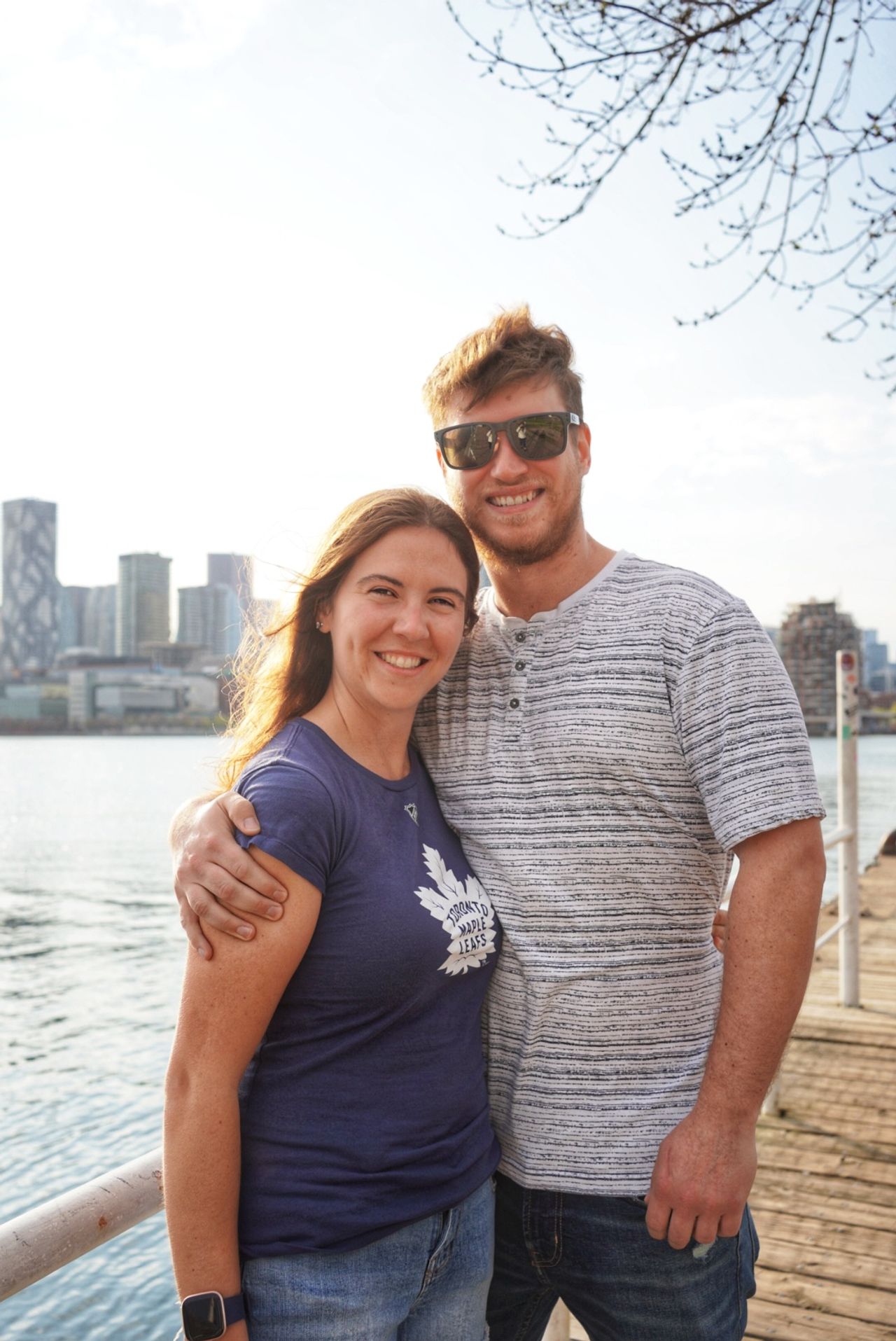 Scott & Emily at Polson Pier, photo 2.
