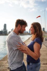 Scott & Emily at Polson Pier.