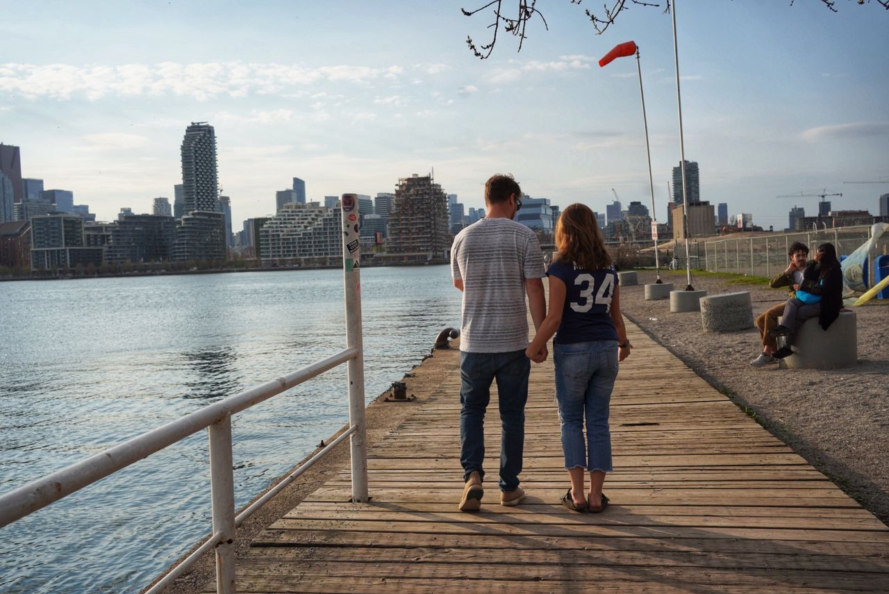 Scott & Emily at Polson Pier, photo 7.