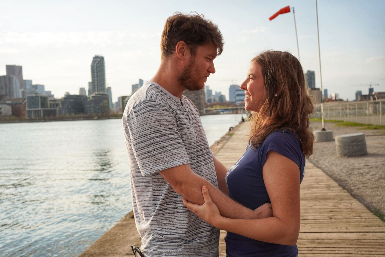 Scott & Emily at Polson Pier, photo 12.