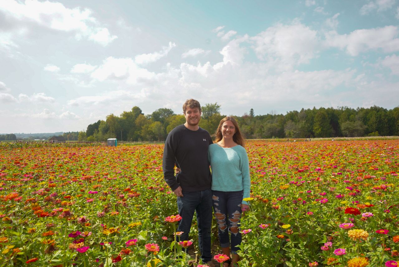 Scott & Emily at Laura's Farm Stand, photo 3.