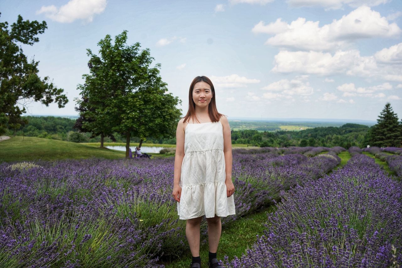 Camille & Kostiantyn at Purple Hill Lavender, photo 11.