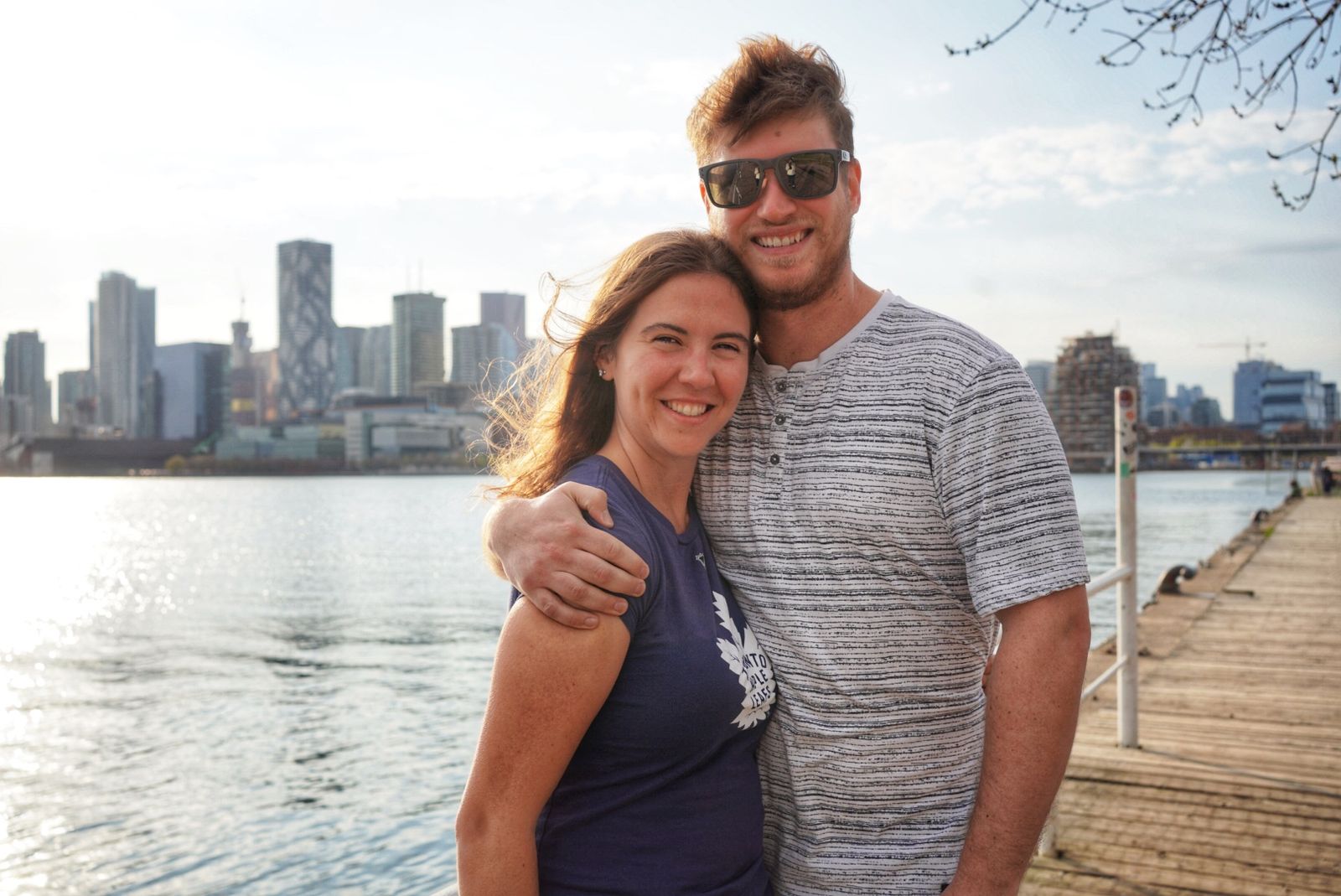 Scott & Emily at Polson Pier, photo 1.