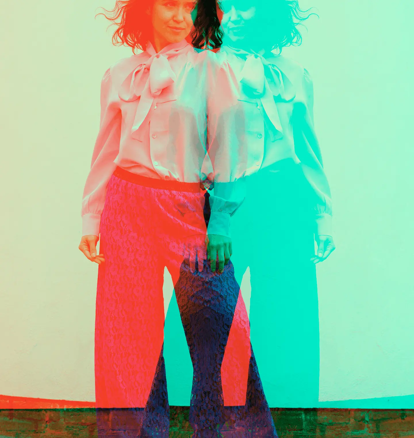 Femme double portrait