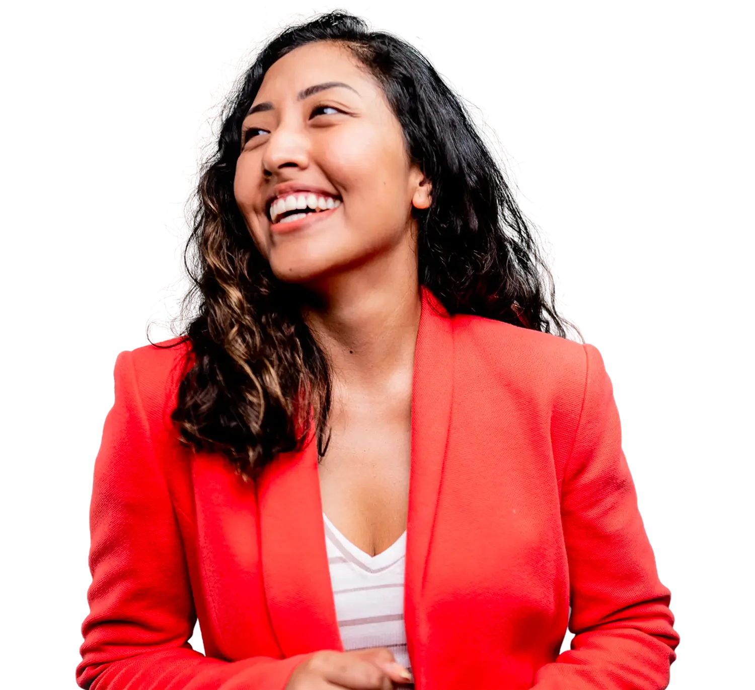 jeune femme souriante