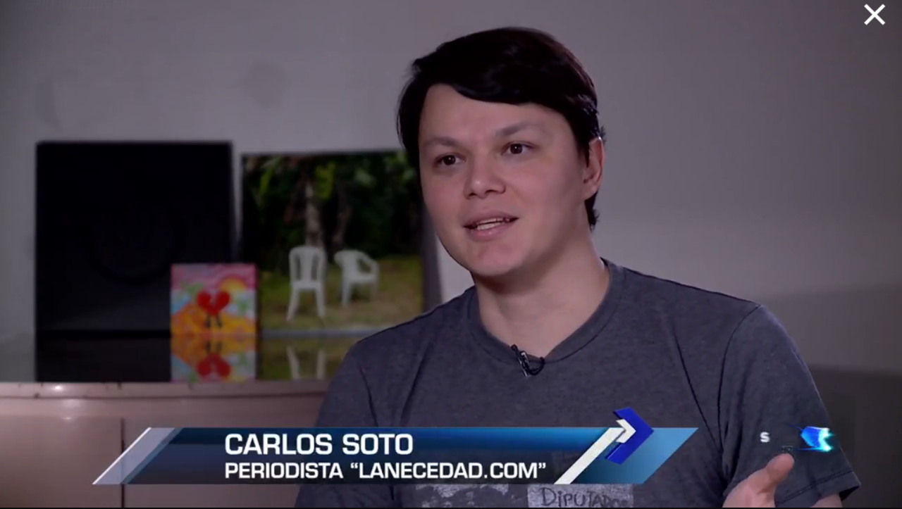 Carlox en entrevista en el programa 7 Días