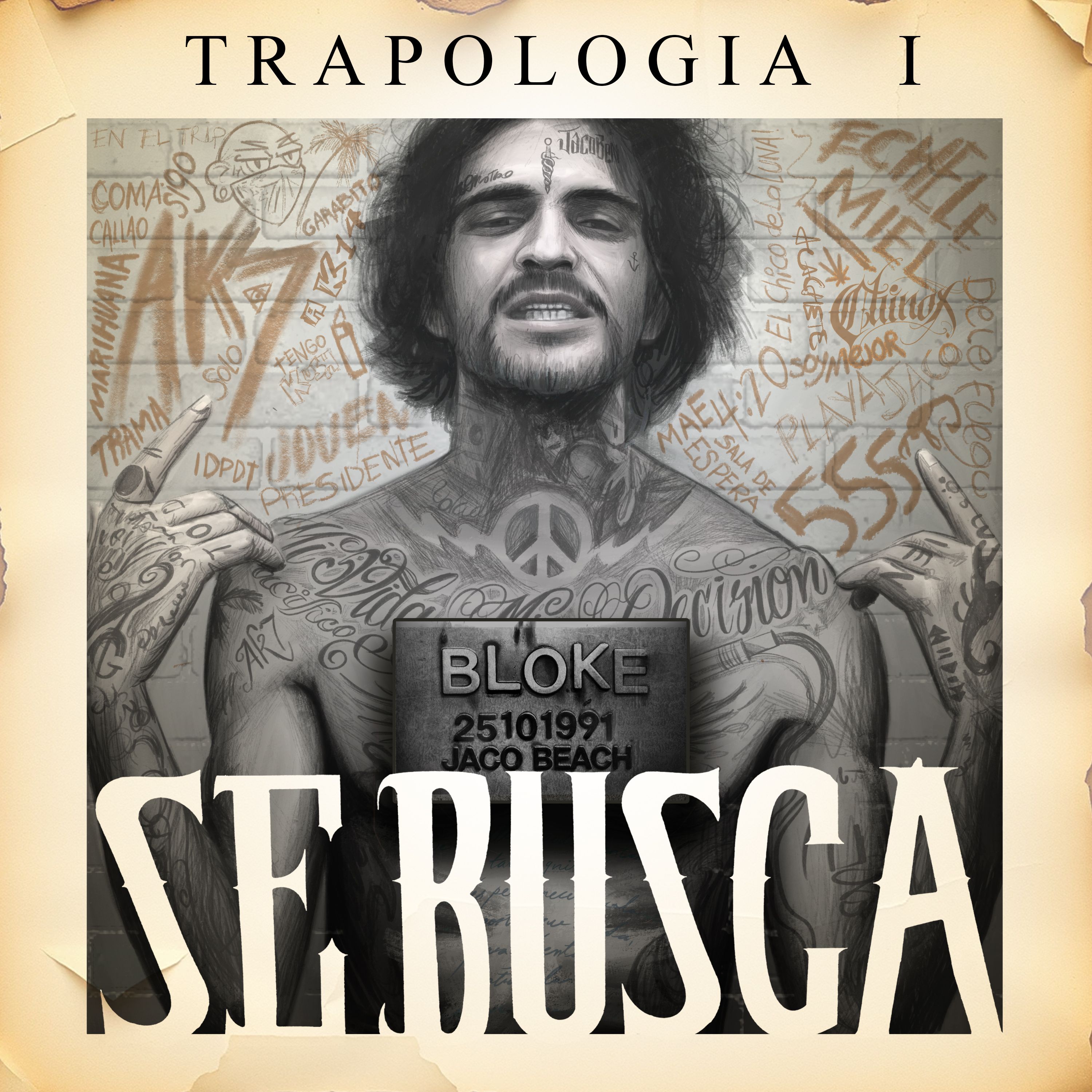 Portada de Trapología album de Bloke 2025 Costa Rica